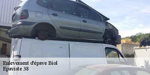 Enlevement d'épave  biol-38690 Epaviste 38