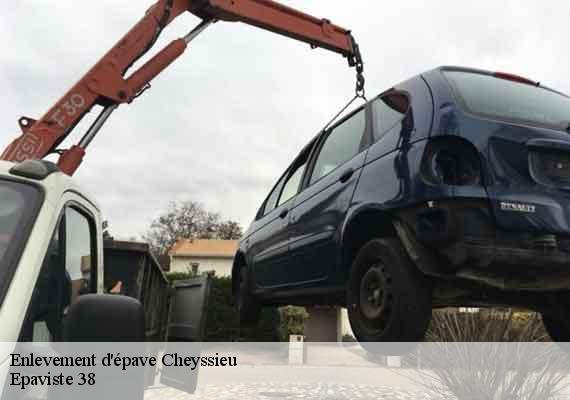 Enlevement d'épave  cheyssieu-38550 Epaviste 38