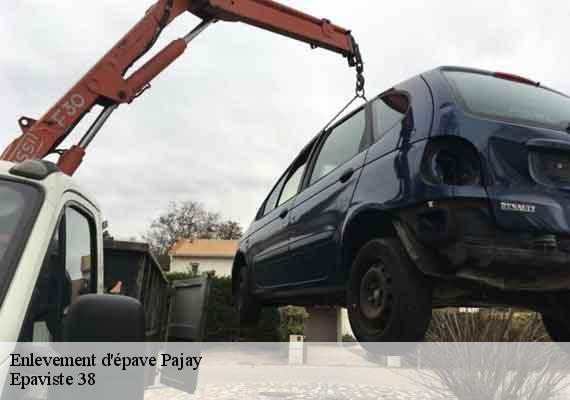 Enlevement d'épave  pajay-38260 Epaviste 38