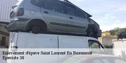 Enlevement d'épave saint-laurent-en-beaumont-38350 Epaviste 38