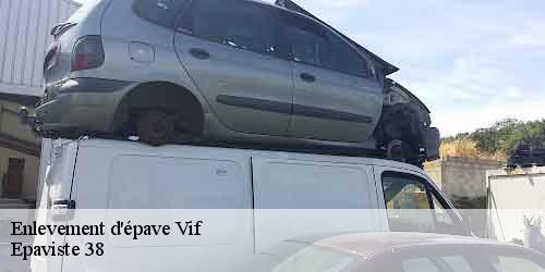 Enlevement d'épave vif-38450 Epaviste 38
